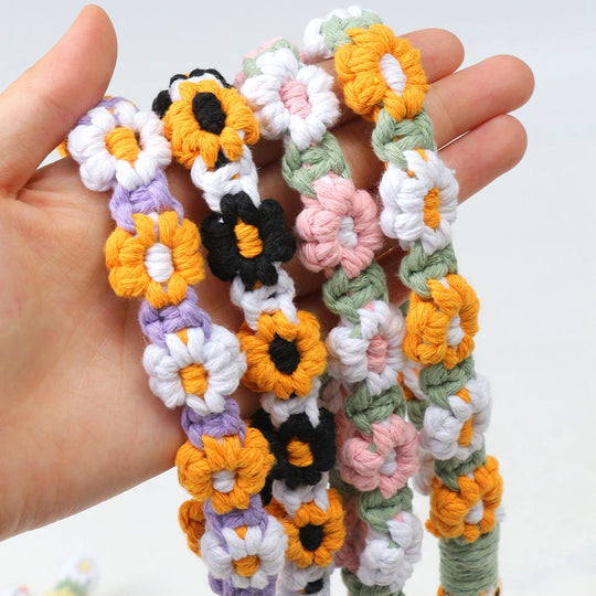 Unisex Nøkkelring med Blomstermønster 3