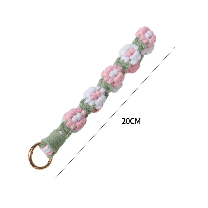 Unisex Nøkkelring med Blomstermønster 5
