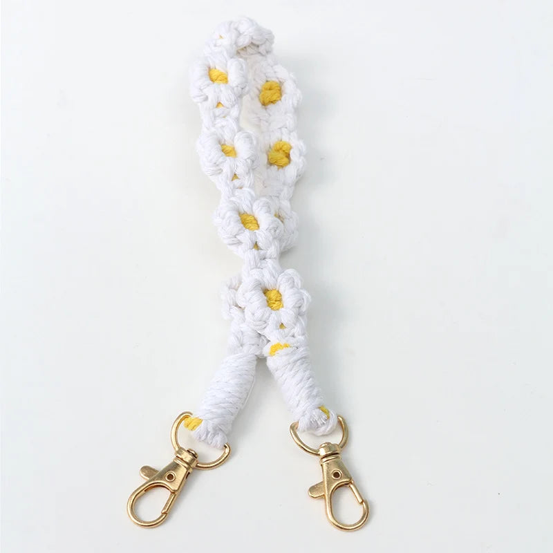 Unisex Nøkkelring med Blomstermønster 6