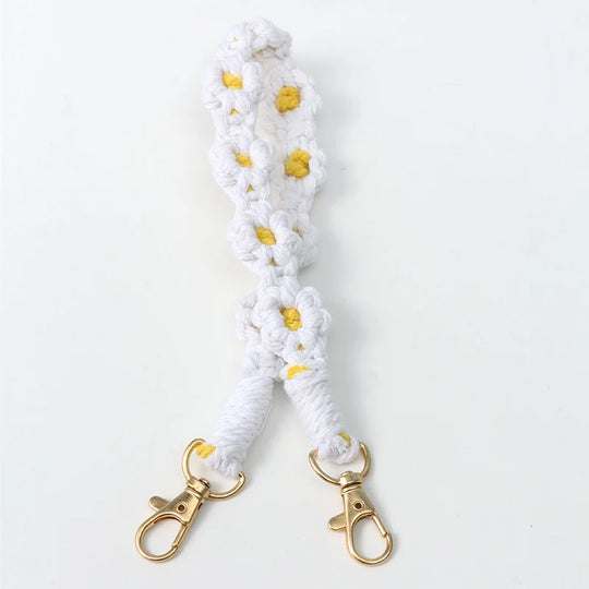 Unisex Nøkkelring med Blomstermønster 6