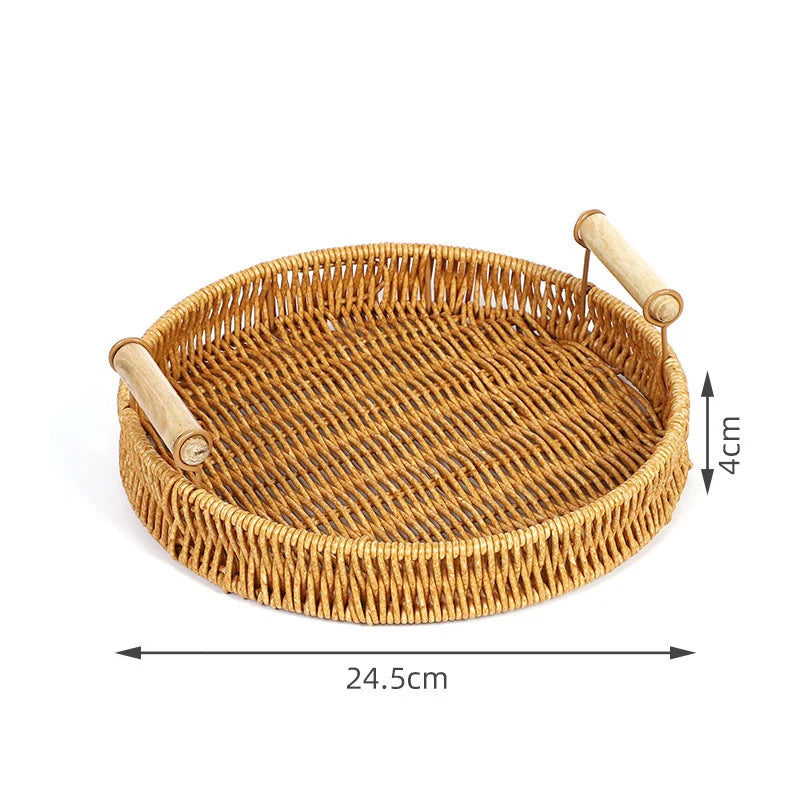 Unisex Oppbevaringsbrett Håndlaget Vevd Design 9