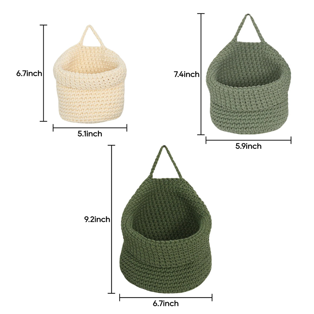 Unisex Oppbevaringskurv Håndvevd Bohemsk Stil 0