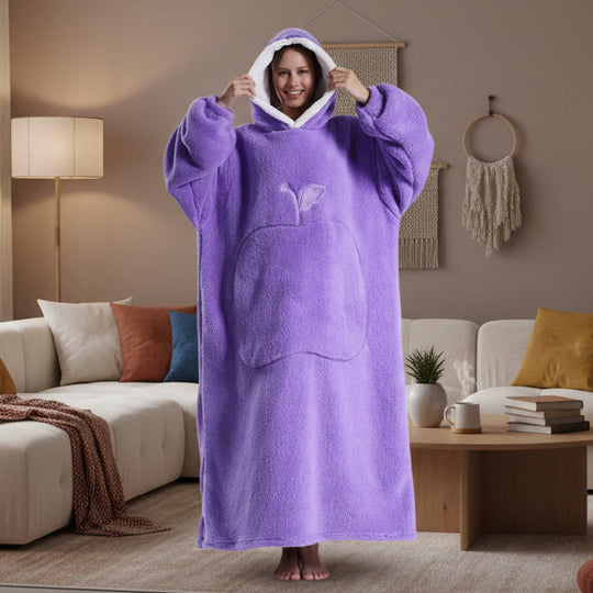 Unisex Oversized Hettegenser for Avslapning 0