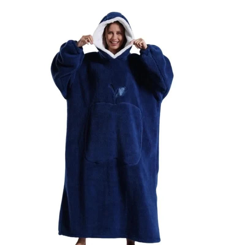 Unisex Oversized Hettegenser for Avslapning 11