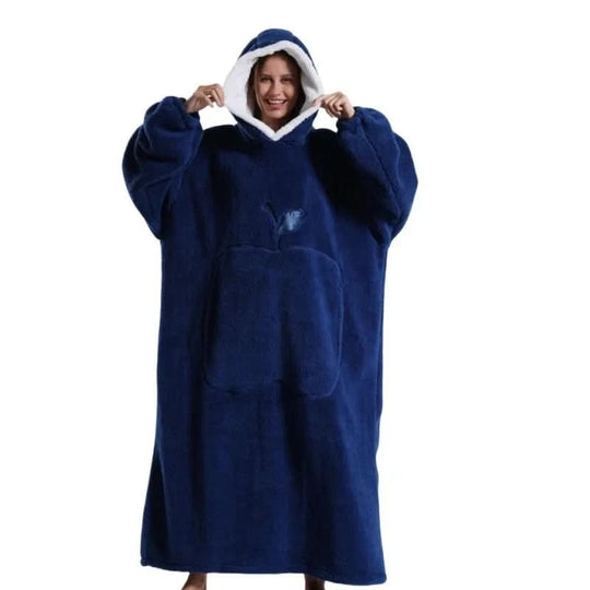 Unisex Oversized Hettegenser for Avslapning 11