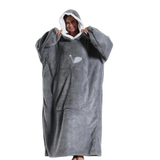 Unisex Oversized Hettegenser for Avslapning 15