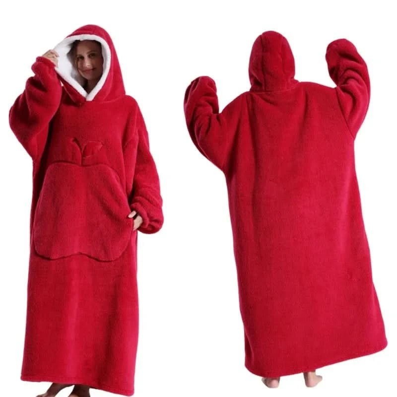 Unisex Oversized Hettegenser for Avslapning 4