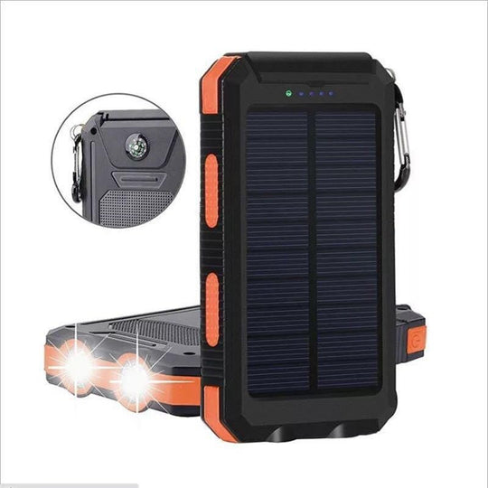Unisex Powerbank med Solcelledrevet Lading og Robust Design 8