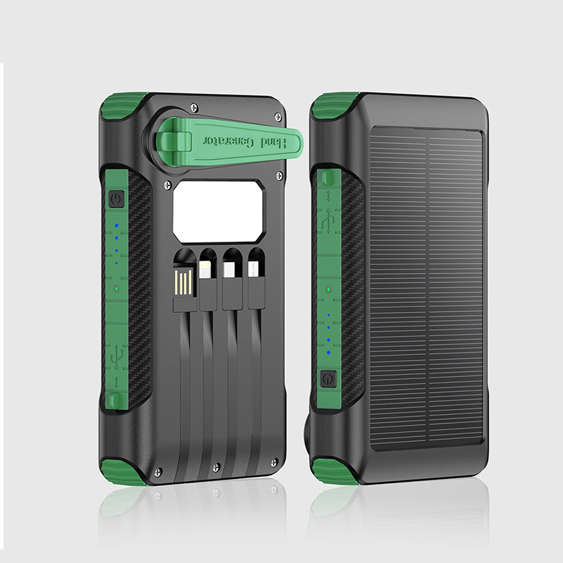 Unisex Powerbank med solcellelading og hurtigladefunksjon 5