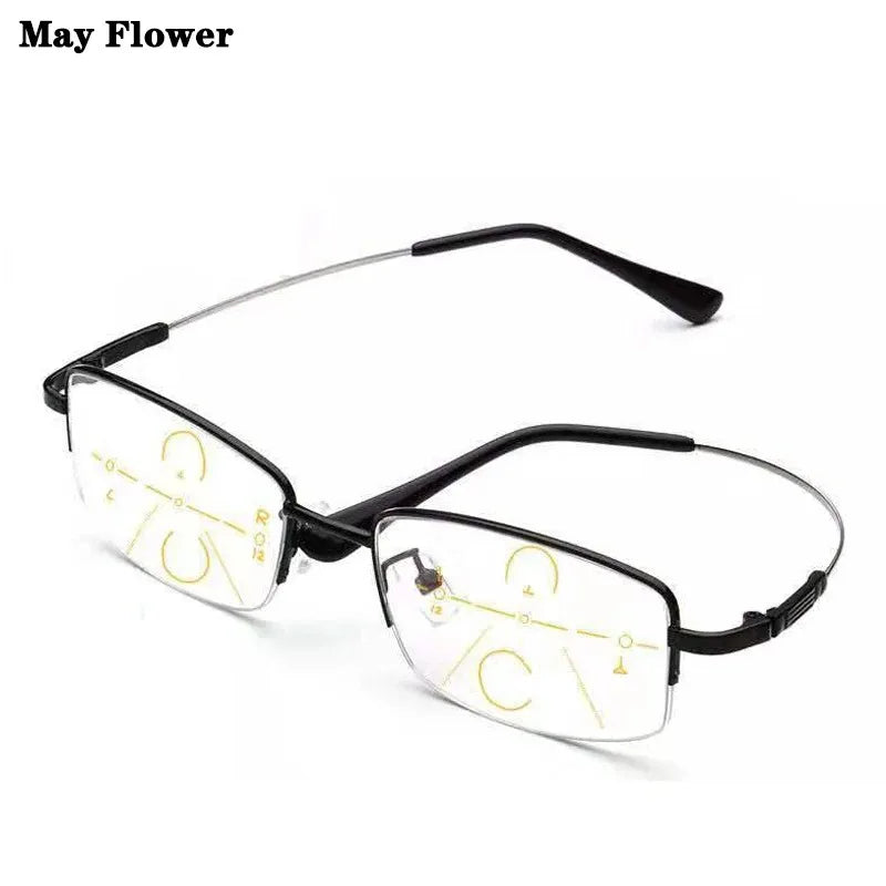 Unisex Progressive Multifocus Lesebriller i Vintage Stil 1