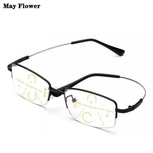 Unisex Progressive Multifocus Lesebriller i Vintage Stil 1