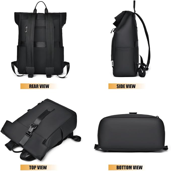 Unisex Reise- og Pendler-Ryggsekk med USB-port 2