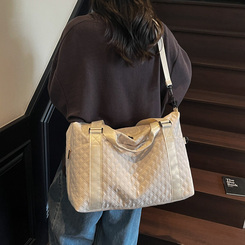 Unisex Reiseveske Quiltet Duffle Bag 3