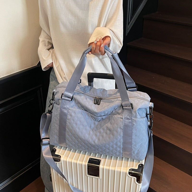 Unisex Reiseveske Quiltet Duffle Bag 4