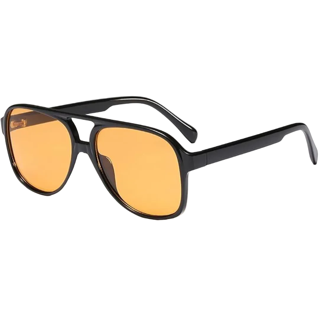 Unisex Retro Aviator Solbriller 0