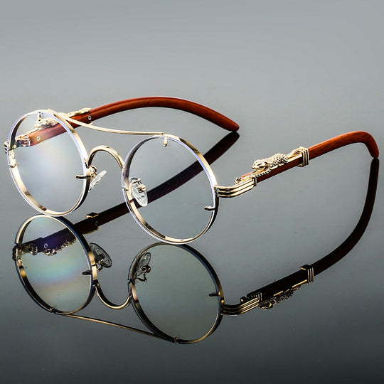 Unisex Retro Solbriller Oval Metallramme 6