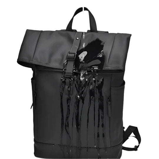 Unisex Rolltop Ryggsekk Stilig Design 3