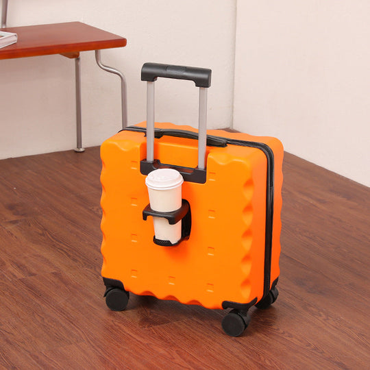 Unisex Rullekoffert Kompakt Hard-Shell med Koppholder 0