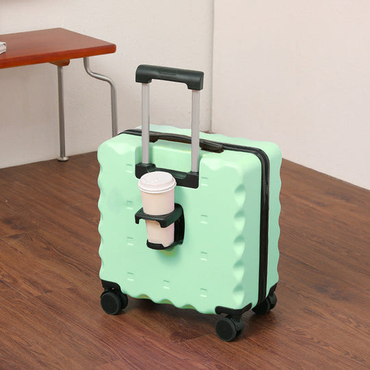 Unisex Rullekoffert Kompakt Hard-Shell med Koppholder 5