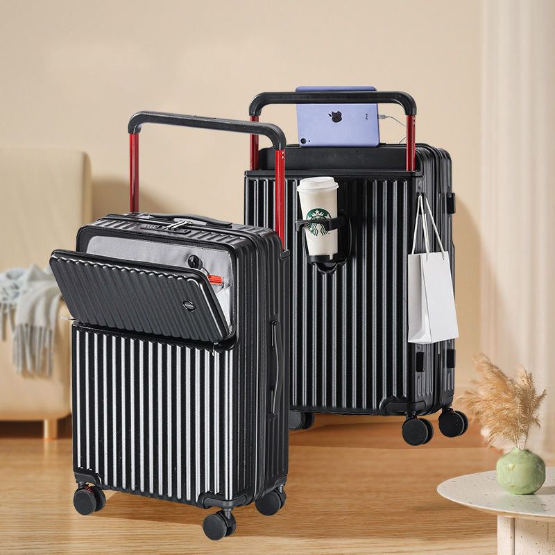 Unisex Rullende Bagasje med Flere Rom og Hardt Skall 6