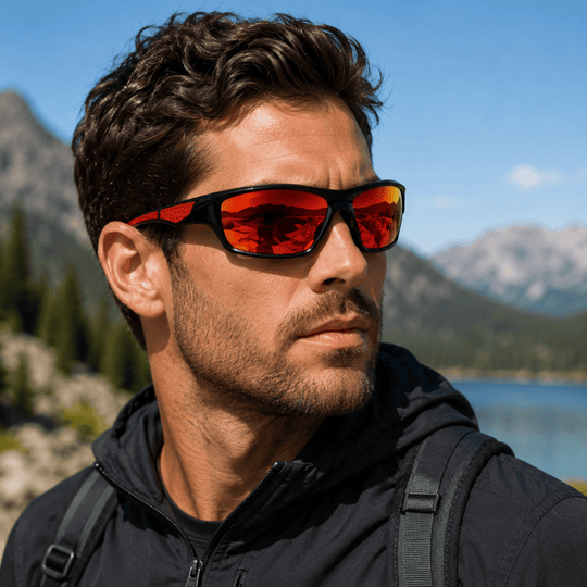 Unisex Rund Solbrille Vintage Design med Polariserte Linser 1