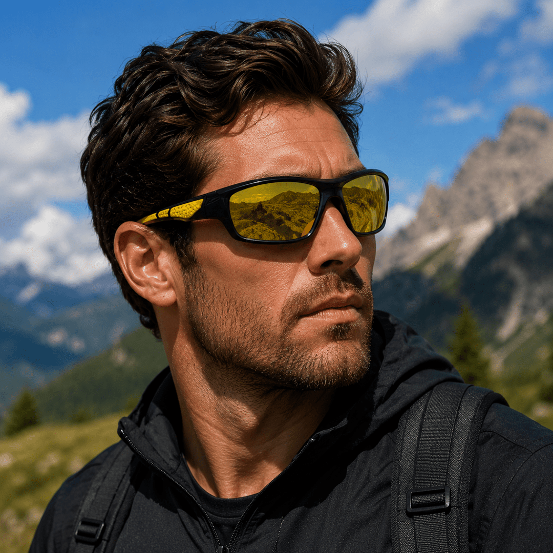 Unisex Rund Solbrille Vintage Design med Polariserte Linser 7