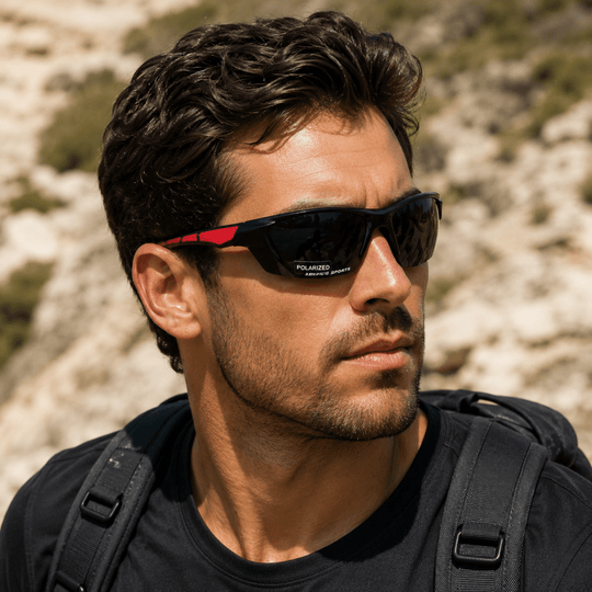 Unisex Rund Solbrille Vintage Design med Polariserte Linser 8