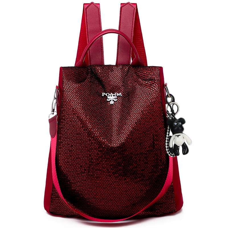 Unisex Ryggsekk Anti-Tyveri Design Med Flere Lommer 3