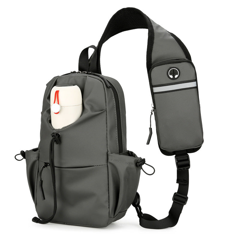 Unisex Ryggsekk Sling Kompakt Design med Justerbar Skulderrem 0