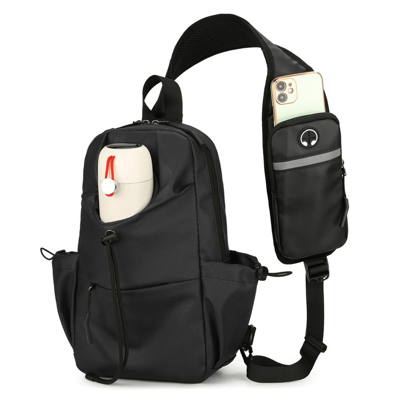 Unisex Ryggsekk Sling Kompakt Design med Justerbar Skulderrem 4