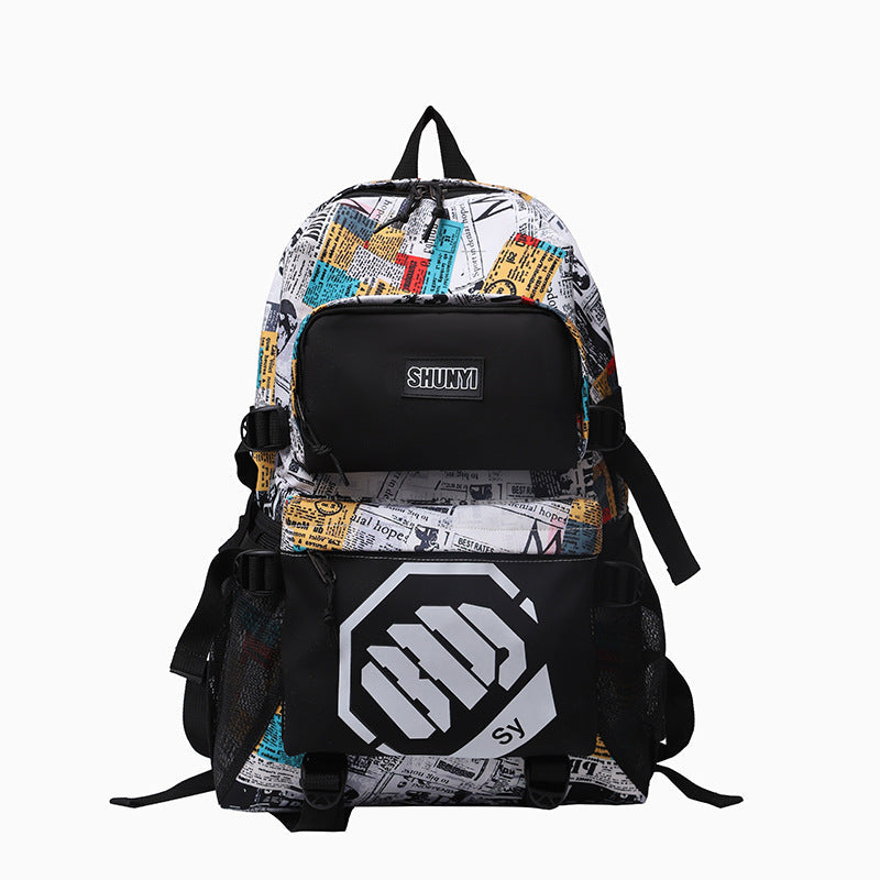 Unisex Ryggsekk med Grafisk Design 1