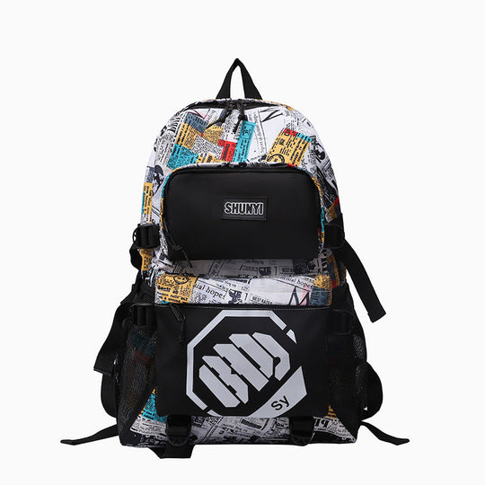 Unisex Ryggsekk med Grafisk Design 1
