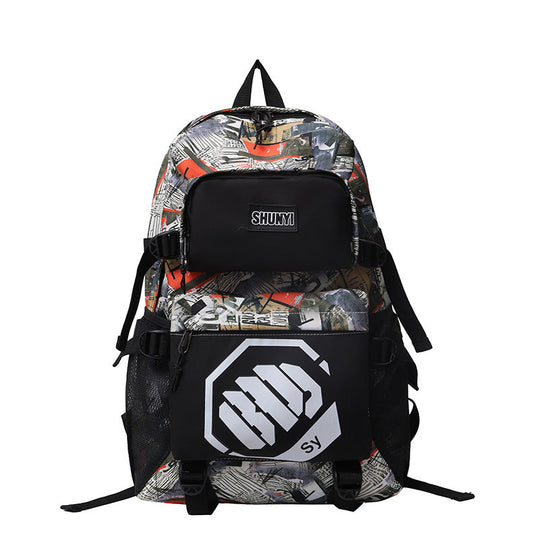 Unisex Ryggsekk med Grafisk Design 4