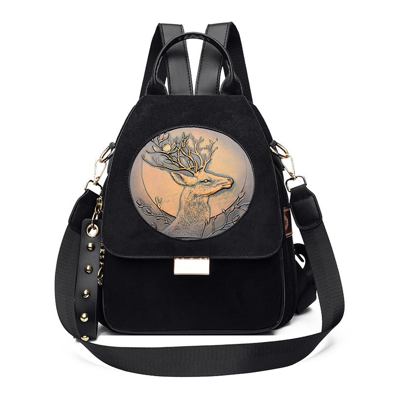 Unisex Ryggsekk med Kunstnerisk Preget Design 0