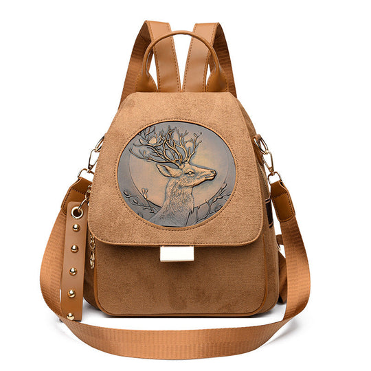 Unisex Ryggsekk med Kunstnerisk Preget Design 1