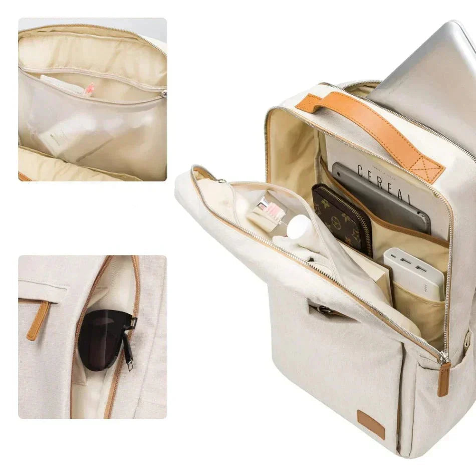 Unisex Ryggsekk med Laptop-rom og USB-ladeport 5