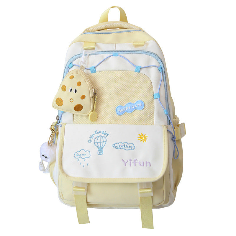 Unisex Ryggsekk med Lekent Brodert Design 3