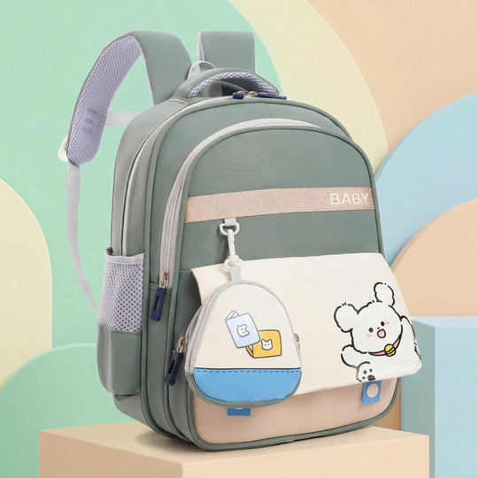 Unisex Ryggsekk med Lekent Illustrasjonsdesign og Romslige Lommer 2