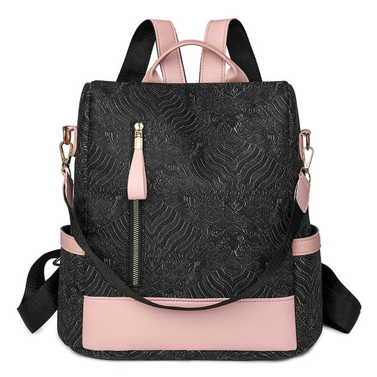 Unisex Ryggsekk med Teksturert Design 0