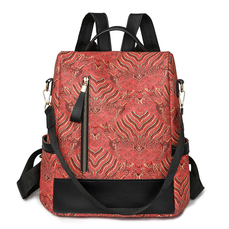 Unisex Ryggsekk med Teksturert Design 1