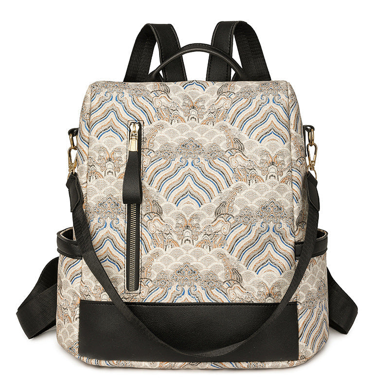 Unisex Ryggsekk med Teksturert Design 3