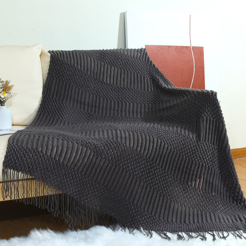 Unisex Skjerf med Teksturert Design for Vinterbruk 10