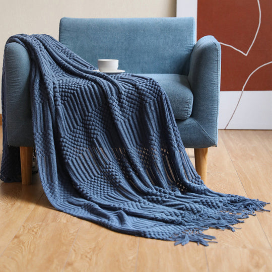 Unisex Skjerf med Teksturert Design for Vinterbruk 15