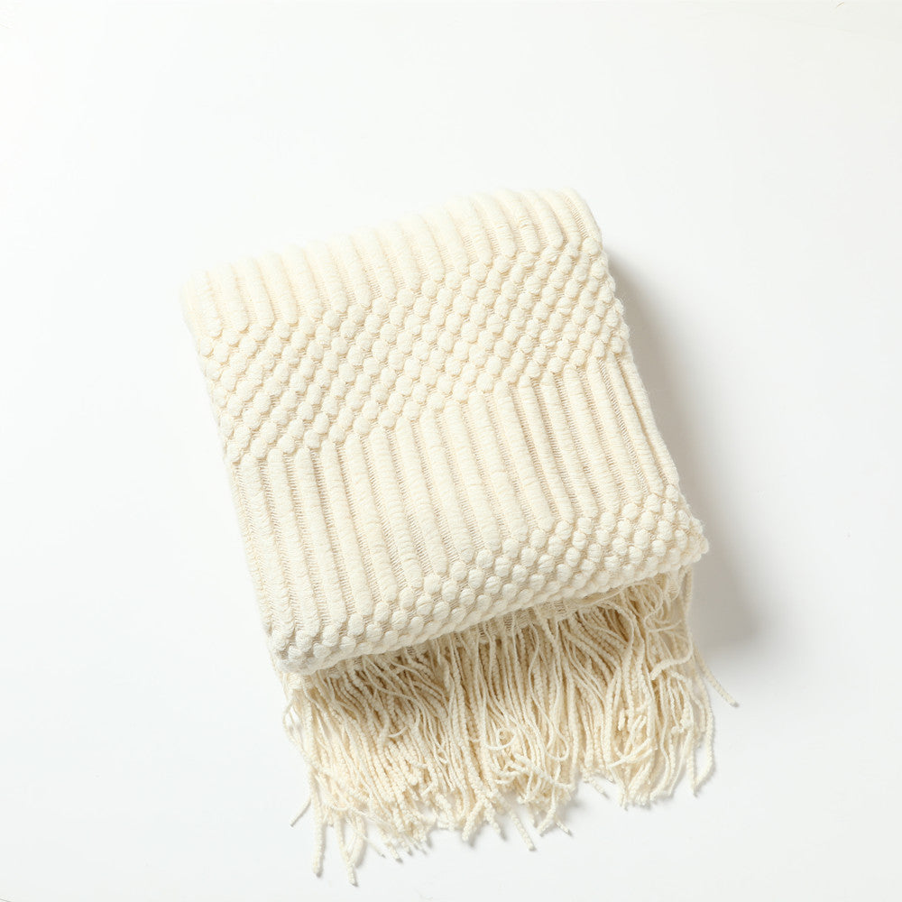 Unisex Skjerf med Teksturert Design for Vinterbruk 5