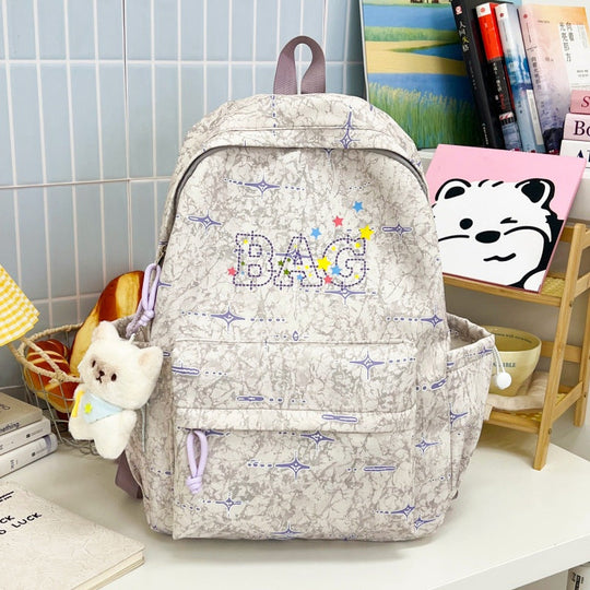 Unisex Skoleryggsekk med Grafisk Design 2