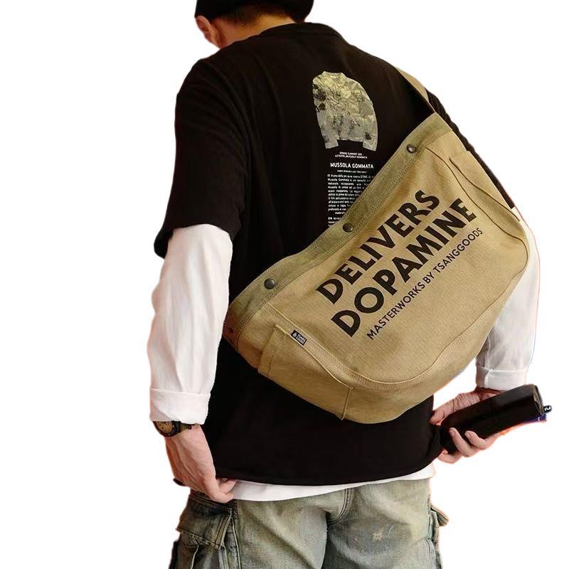 Unisex Skulderveske Fritidsstil Med Justerbar Stropp 5