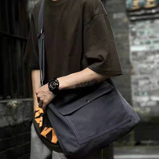 Unisex Skulderveske Moderne Design med Praktisk Organizer 3