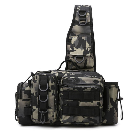 Unisex Skulderveske Taktisk Design Med Justerbar Stropp 2