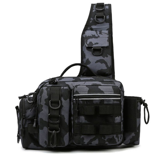 Unisex Skulderveske Taktisk Design Med Justerbar Stropp 4