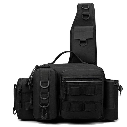Unisex Skulderveske Taktisk Design Med Justerbar Stropp 5